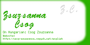 zsuzsanna csog business card